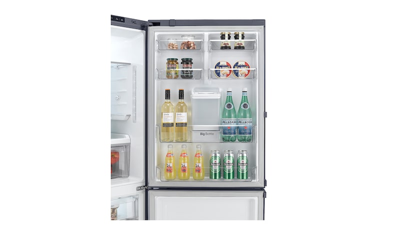 LG 450L Bottom Mount Fridge With 4½ Star Energy Rating, GB-W450UPLX